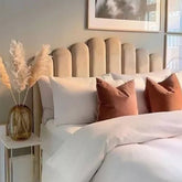 Cabeceira Adesiva Estofada Modelo Nuvem 60x20cm – Kit Completo para Cama Box Casal | Conforto, Design e Envio Imediato