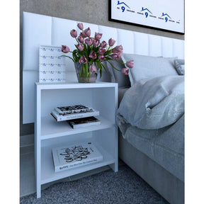 Mesa de Cabeceira com Nichos para Quarto – Design Minimalista, Alta Qualidade e Envio Imediato