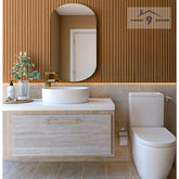 Espelho Oval Adesivo de Parede 80x50cm – Design Moderno para Banheiro, Sala ou Quarto | Envio Imediato