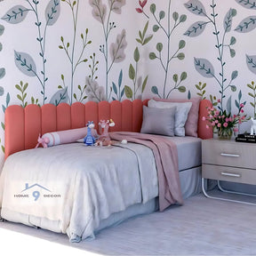 Cabeceira Estofada em L Modelo Nuvem 60x20cm – Kit Completo com Tiras para Cama Solteiro | Envio Imediato