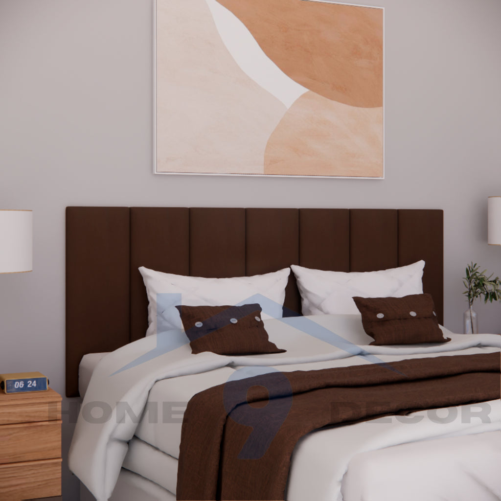 Cabeceira Estofada Modular para Cama Box Casal – Kit com 7 Placas 45x20cm | Visual Sofisticado e Instalação Prática