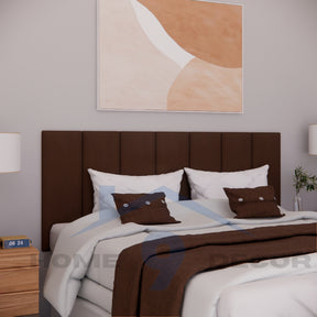 Cabeceira Estofada Modular para Cama Box Casal – Kit com 7 Placas 45x20cm | Visual Sofisticado e Instalação Prática