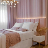 Cabeceira Estofada Modular para Cama Box Casal – Kit com 7 Placas 45x20cm | Visual Sofisticado e Instalação Prática